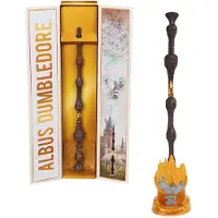 Spin Master Harry Potter 12-tommer magisk samler Albus Dumbledore Wand med Stand & Die-Cast Icon Magical Creatures Series