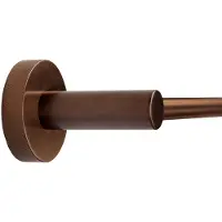 BLUE LABEL Enkelt håndklædestang i længde 45 cm - børstet bronze