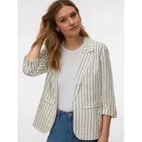 Vero Moda Blazer 'VMRosie' ecru / mørkebeige