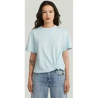 G-Star Washed Relaxed Knot T-Shirt - Light blue - Women