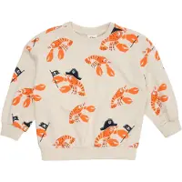 s.Oliver Sweatjakke lysebeige / orange / hvid
