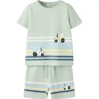 Name it Shortssæt - NmmHectors - Pale Aqua - - 6 år (116) - Shorts