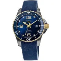 Longines Herreur L3.782.3.96.9 HydroConquest Blå/Gummi Ø43 mm