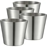 Dorre Peg pommes-/serveringskop Rustfrit stål, 4-pak, Ø9,5 cm