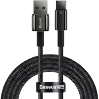 Baseus Tungsten Gold Cable USB to USB-C 100W 2m (black)