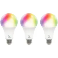 Deltaco Smart Home LED-pærer RGB E27 A60, 3-pak SH-LE27RGBA6002-3P Modsvarer: N/A
