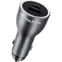 Varta - Bilstrømsadapter - 45 Watt - 3 A - QC, PD - 2 output-stikforbindelser (USB, 24 pin USB-C)