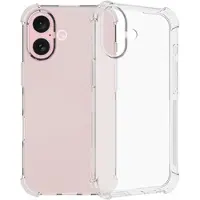 Mtp Products iPhone 16 Stødsikkert TPU Cover - Gennemsigtig