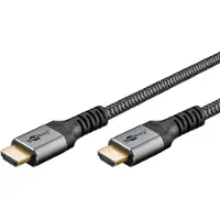 Pro HDMI 2.1 Sleeved - 3m - Sort