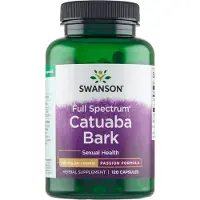 Swanson Health , Fuldstændig Spektrum Catuaba Bark, 465 mg, 120 Kapsler