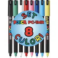 Uni-Ball Uni-Paint Marker Pen (0,7 mm 8 farver)