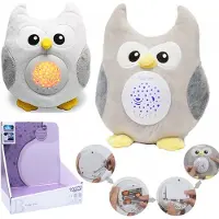 Woopie Baby Pliušinis Miego Pagalbininkas 2in1 Pelėda - 10 Migdomųjų