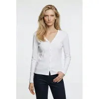 Calvin Klein Jeans Cardigan 'Essential' hvid