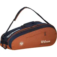 Wilson Teniso krepšys Roland Garros 2026 Team 6PK, oranžinės ir tamsiai mėlynos spalvos WR8053301001