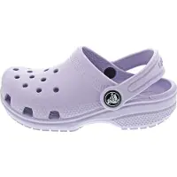 Crocs Åbne sko 'Classic' lilla / sort / hvid
