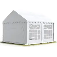 TOOLPORT 3x5m, Partytelt, PVC-teltdug, hvid
