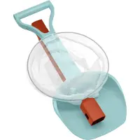 Schildkröt 2-i-1 strandlegetøjssæt rød/blå med spade - 1 stk (970248)