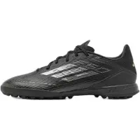 Adidas Herre F50 Liga Mørk Spark Pakke TF Kunstgræs Fodboldstøvler Core Black/Iron Metallic/Gold Metallic