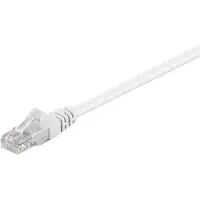 Goobay RJ45 U/UTP CAT 6 Netværkskabel - 0.5m - Hvid