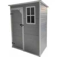 Saska Garden Haveredskabsskur i PVC 152x91x192,5 cm
