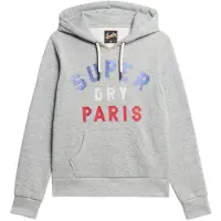 Superdry Glitter Graphic Logo Hættetrøje