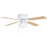 Eglo CAGLIARI LOFTVENTILATOR AC E27 HVID