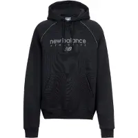 New Balance Hættetrøje Trackside Fleece - Sort, størrelse Large