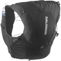 Salomon - Trailrygsække - Adv Skin 12 Set W Black / Asphalt til Unisex - Størrelse L - Sort