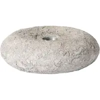Muubs Luna lysestage Grey, Ø13×4,8 cm