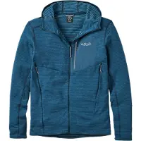 Rab - Fleece - Ascendor Light Hoody Tempest Blue til Unisex - Størrelse L - Blå