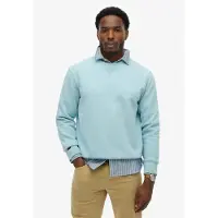 Superdry Superdrytil mænd. M2013751A Essential Logo sweatshirt blå (S), Casual, Bomuld