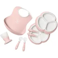 BabyBjörn Spisesæt - 8 Dele - Lyserød - - OneSize - Spisesæt