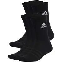 Adidas Sokker Cushioned Crew 6-pak - Sort/hvid, størrelse 22-24