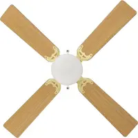 Eglo FORTALEZA VENTILATOR AC E27 MESSING/NATUR