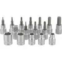 VAR Værktøj Socket And Bit Set 3/8