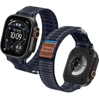 Spigen WBF0-rem til Apple Watch 44 / 45 / 46 / 49 mm – marineblå