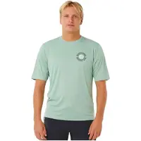 Rip Curl - T-shirts - Pacific Rinse Surflite Upf SS Aloe til Unisex - Størrelse M - Grøn