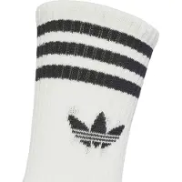 Adidas Originals Sokker 3-stripes Crew 3-pak - Hvid/sort, størrelse 34-36 XS