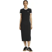 Adidas Originals Kjole '3 STRIPES DRESS' sort / hvid