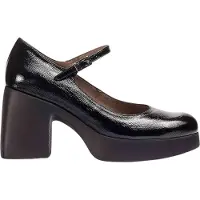 Wonders Wonderstil kvinder. H-4940_2024_5792 Lædersko Lady Sort (40), 5-8 cm, Spænder, Casual