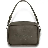 Pepe Jeans Pepe Jeanstil kvinder. PL0300004 Bassy Code grøn skuldertaske (OSFA), Casual, Polyuretan