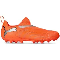 Puma Future 9 Match Laceless MG Unleashed - Rød/Hvid/Sort/Silver Børn - Multi Ground (MG), størrelse 38½