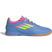 Adidas Herre F50 League Indendørs Fodboldstøvler Blue Fusion/Lucid Lemon/Lucid Pink