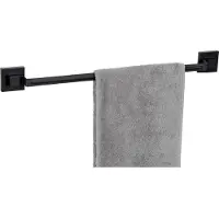 Wenko QUADRO håndklædeholder, montering uden boring
