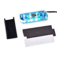 Alphacool 11969, Vandblok, Akryl, Kobber, Nikkel, Plast, Sort, Transparent, 1/4, 60 °C, Kasse