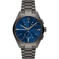 Emporio Armani AR11481 stål blå kronograf ur