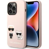 Karl Lagerfeld MagSafe lyserødt iPhone 14 Pro Max cover