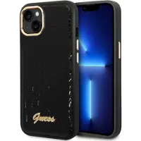GUESS GUHCP14MHGCRHK iPhone 14 Plus 6,7" sort / sort hardcase Croco Collection