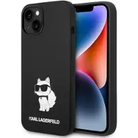Karl Lagerfeld Choupette-etui i silikone til iPhone 14 Plus - sort