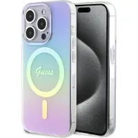 GUESS GUHMP15LHITSU iPhone 15 Pro 6,1" lilla/lilla hardcase IML Iridescent MagSafe